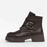 Lederstiefeletten für Damen