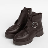 Lederstiefeletten für Damen