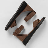 Damen-Ledersandalen