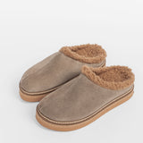 Damen-Ledersandalen für draußen mit Innenfutter