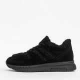 Damen-Freizeitschuhe aus Leder mit Innenfutter
