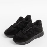 Damen-Freizeitschuhe aus Leder mit Innenfutter