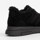 Damen-Freizeitschuhe aus Leder mit Innenfutter