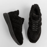 Damen-Freizeitschuhe aus Leder mit Innenfutter