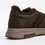 Damen-Freizeitschuhe aus Leder mit Innenfutter