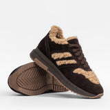 Damen-Freizeitschuhe aus Leder mit Innenfutter