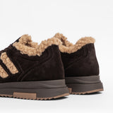 Damen-Freizeitschuhe aus Leder mit Innenfutter