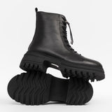 Lederstiefeletten für Damen