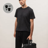 Kurzärmeliges Herren-T-Shirt, 2 Stück.