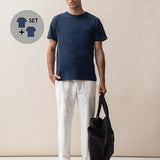 Kurzärmeliges Herren-T-Shirt, 2 Stück.