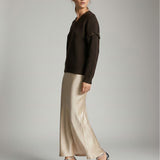 Moteriškas megztinis su alpakos vilna