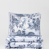 Zweiseitiges Satin-Bettwäscheset aus Baumwolle mit Fadenzahl 400 und Tencel-Faser