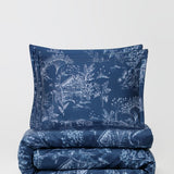 Zweiseitiges Satin-Bettwäscheset aus Baumwolle mit Fadenzahl 400 und Tencel-Faser